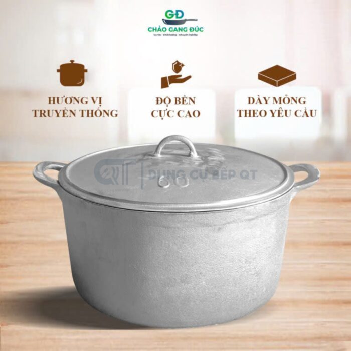 nồi gang cao cấp, nồi gang đúc