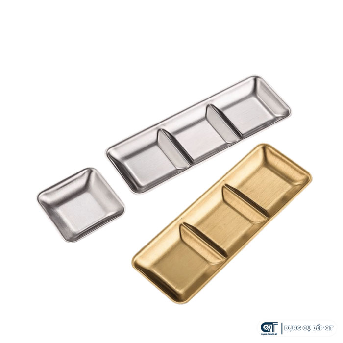 Khay inox đựng nước chấm Hàn Quốc có độ hoàn thiện lý tưởng