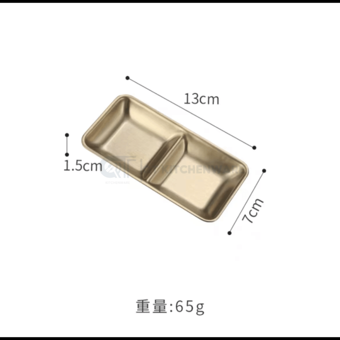 2 ngăn riêng biệt cho phép phục vụ 2 loại nước chấm/ gia vị hoàn toàn khác nhau