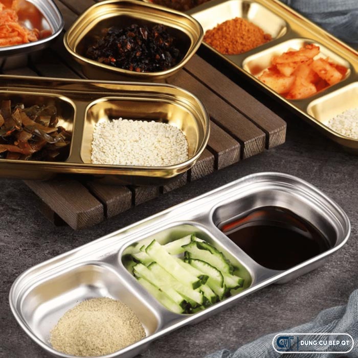 Khay đựng nước chấm 3 ngăn mang lại trải nghiệm đa dạng hơn 