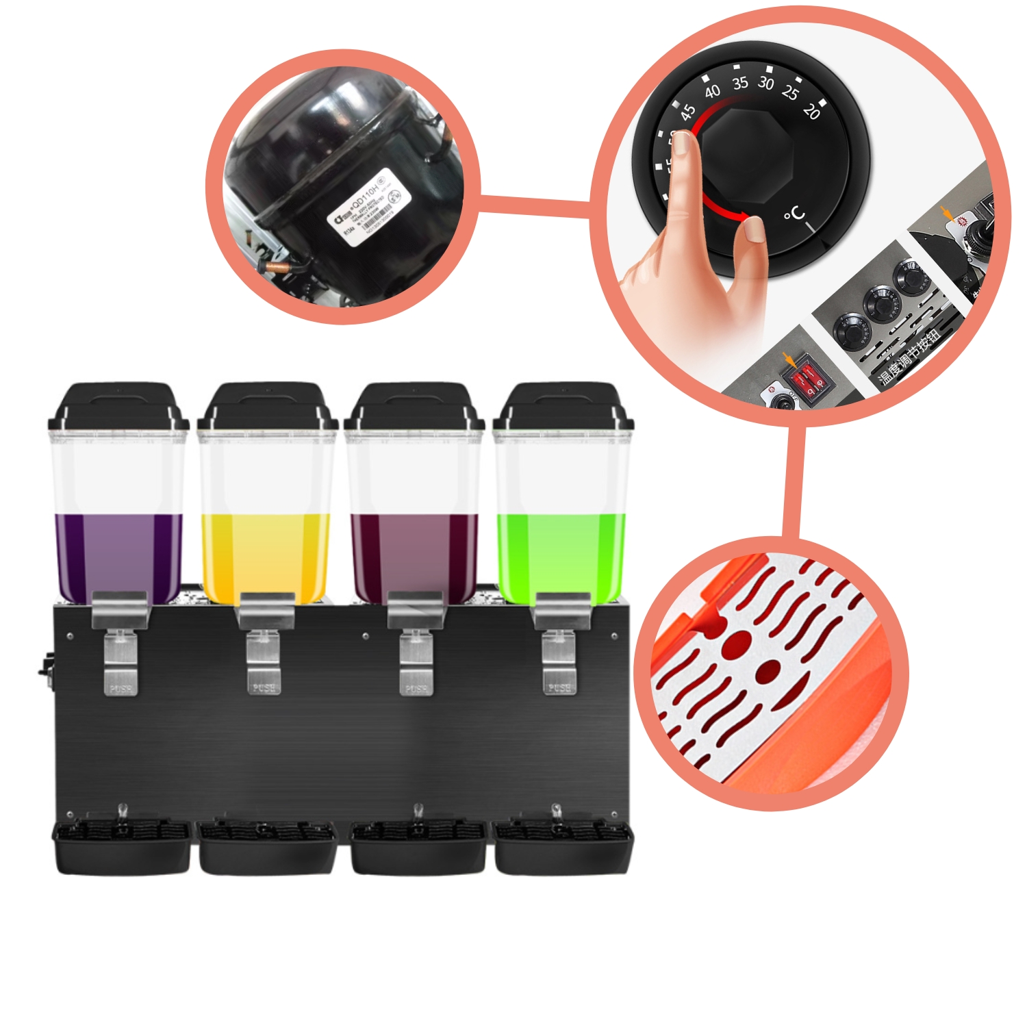 Máy làm lạnh nước hoa quả 