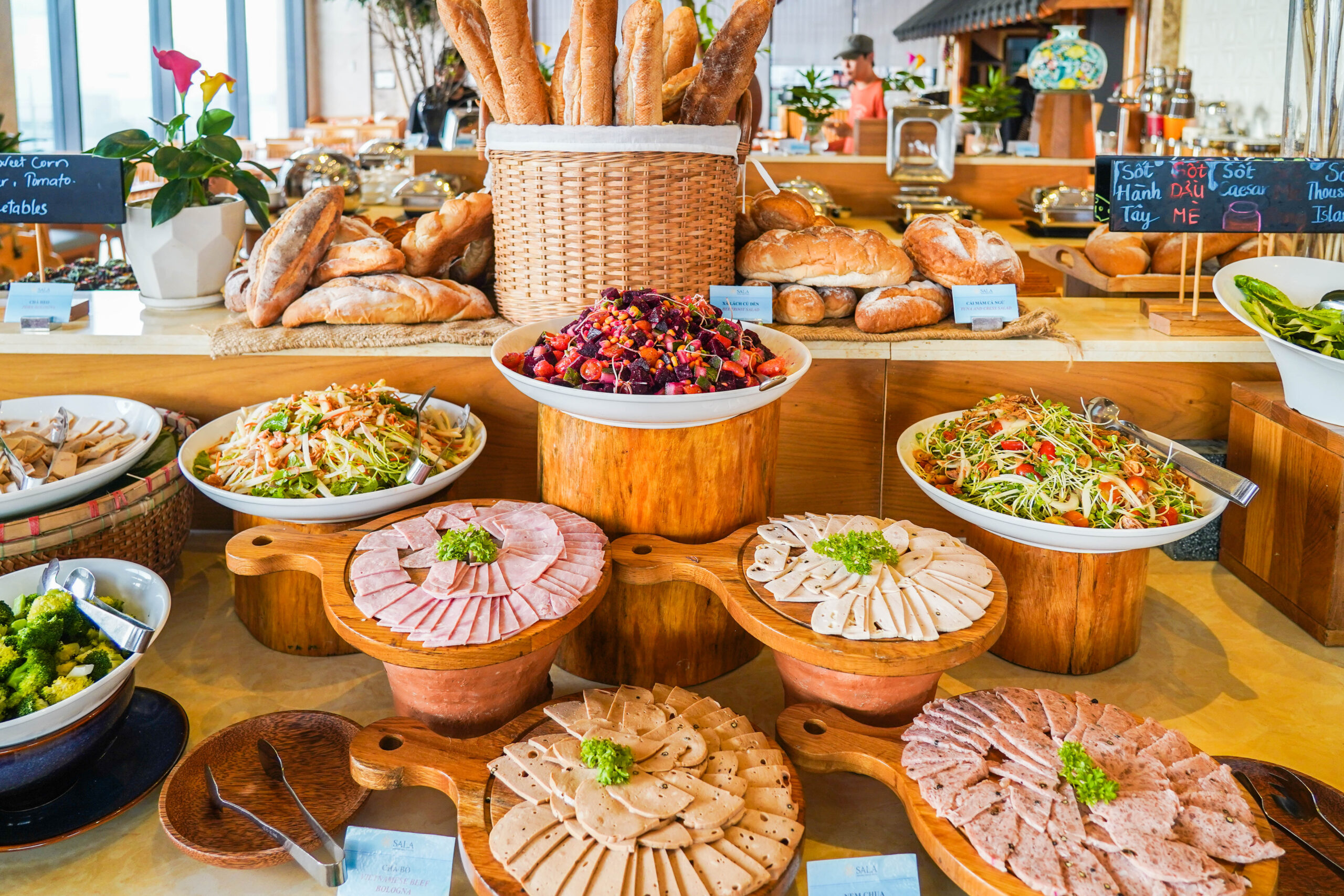 Bữa sáng buffet là xu hướng thịnh hành 