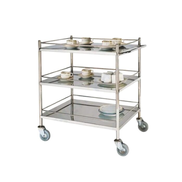 Xe đẩy thức ăn 3 tầng