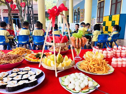 Tiệc buffet mầm non ngày càng được yêu thích