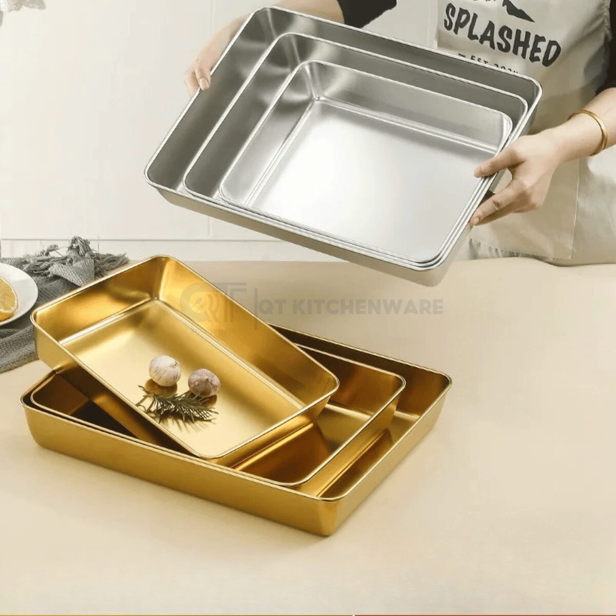 Khay đựng món ăn kiểu Hàn Quốc