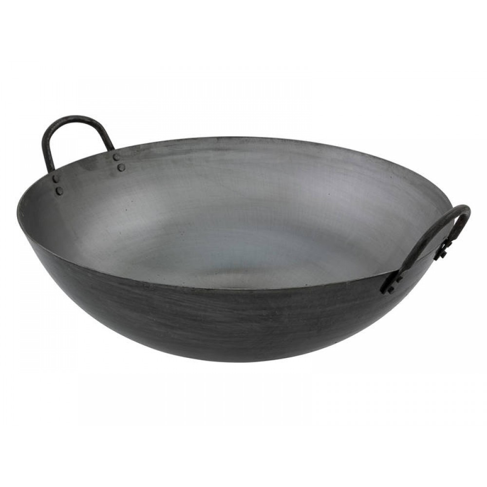 Chảo thép carbon 2 quai công nghiệp