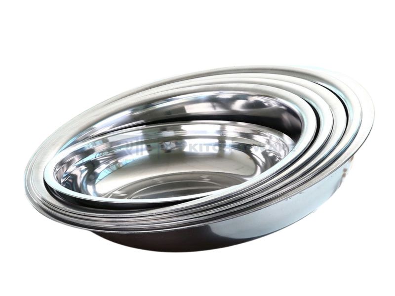 Chậu inox để sơ chế nguyên liệu khi kinh doanh buffet đồ chiên