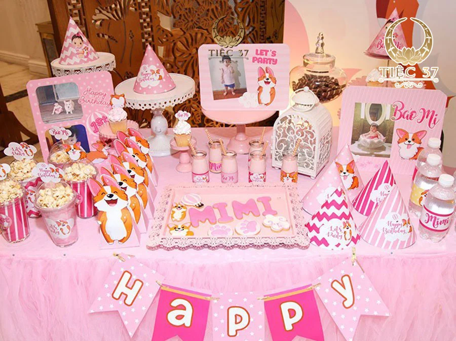 Chọn chủ đề chính cho bữa tiệc 