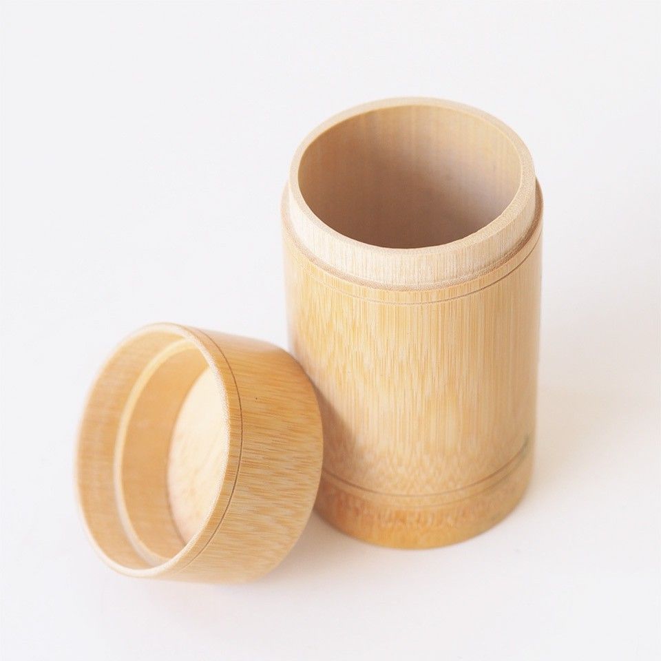 Hộp đựng ống hút bằng tre