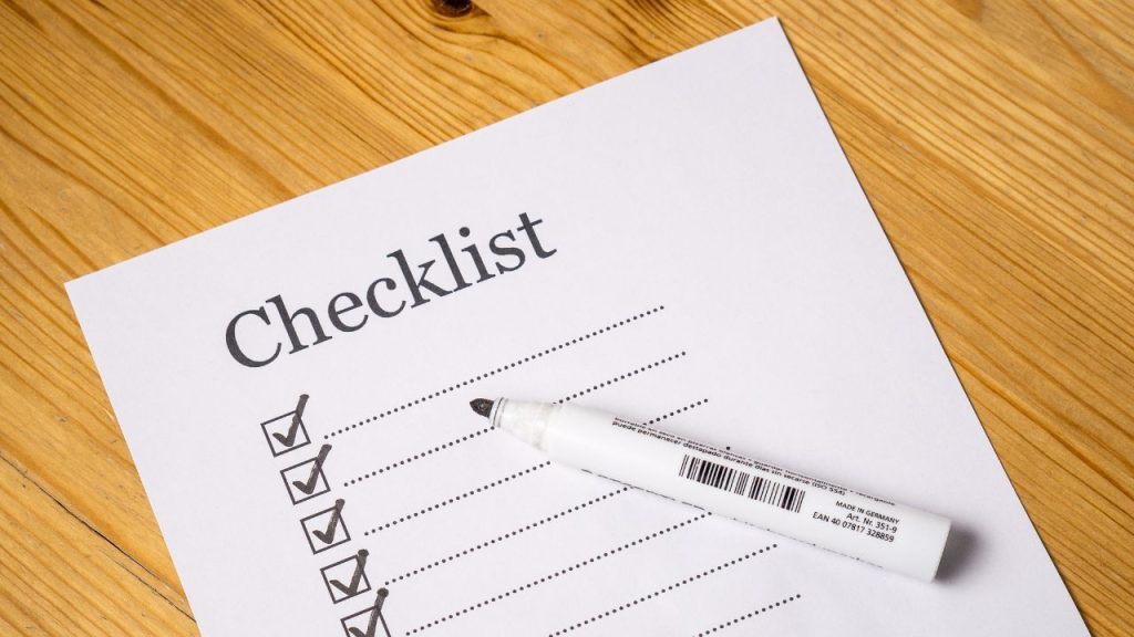 Lên checklist chi tiết - Bước đầu quyết định sự thành công của việc tổ chức tiệc ngọt khai trương