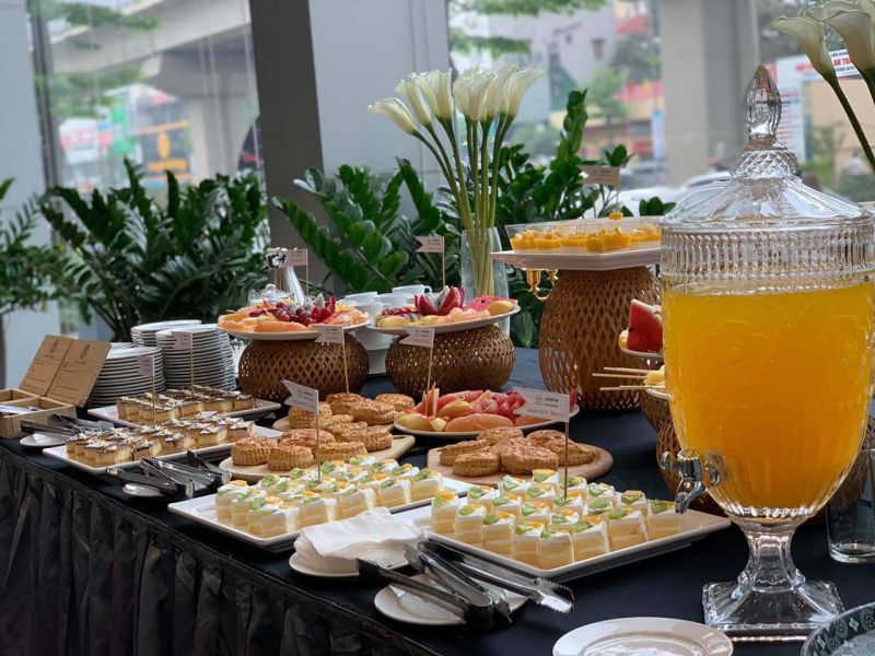Tiệc teabreak thành công là sự kết hợp giữa thực đơn - cách setup chuyên nghiệp