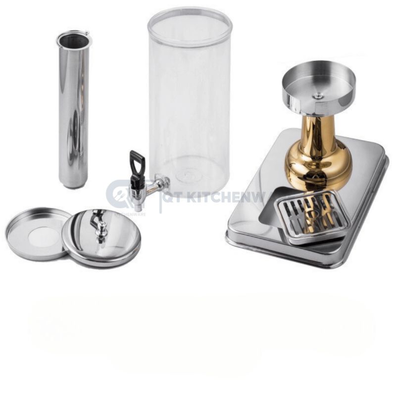 Bình đựng nước trái cây nhựa PC, chân đế inox