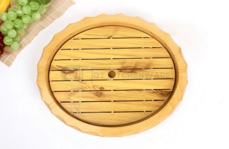 »» Khay Sushi Sashimi Nhựa Vân Gỗ Bầu Dục ««  