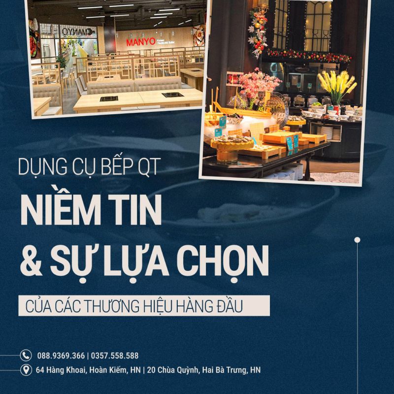 Dụng cụ bếp QT - Điểm đến tin cậy trong lĩnh vực dụng cụ nhà bếp