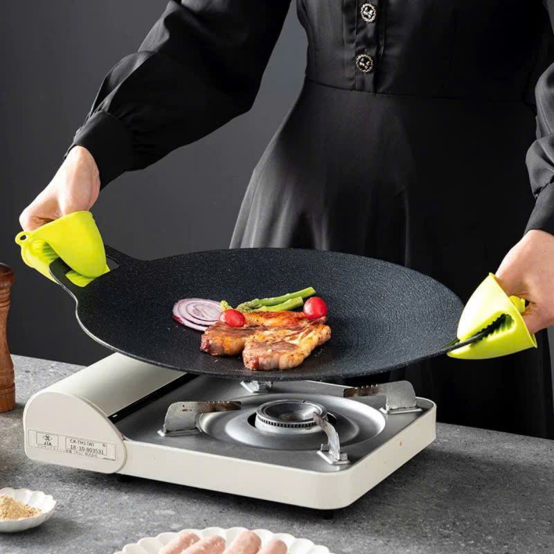 Với vẻ ngoài đơn giản mà sang trọng, chảo đá phù hợp với mọi không gian bếp 