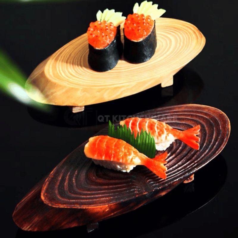 1 mẫu khay Sushi đẹp sẽ tôn lên vẻ tinh tế của món ăn, nâng tầm trải nghiệm của khách hàng