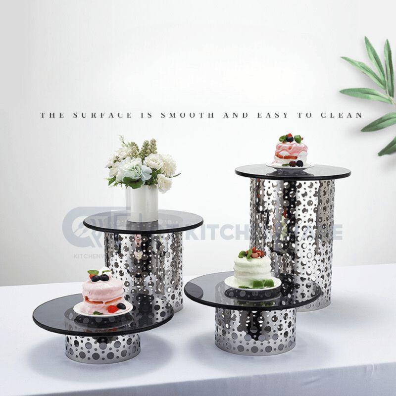 Chân Kê Buffet Inox 304 Tròn Lỗ được phân phối bởi Dụng cụ bếp QT - Quang Thúy