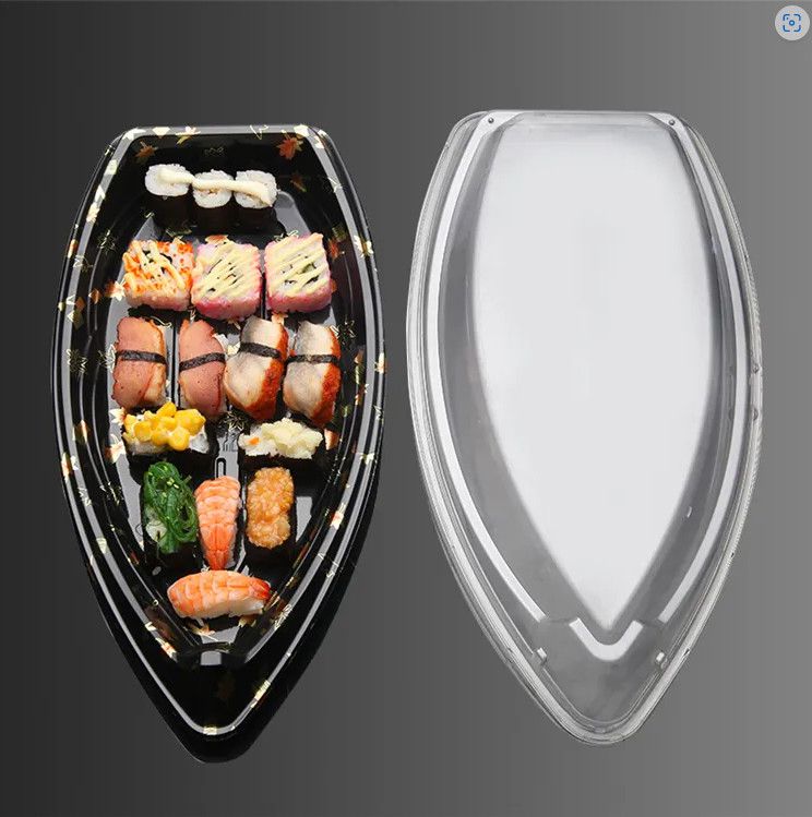Khay đựng sushi thuyền nhựa