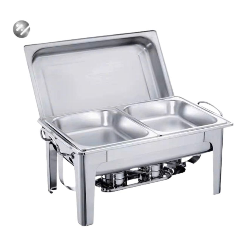 Nồi hâm nóng buffet 2 ngăn góp phần tạo nên sự chỉnh chu của bàn tiệc