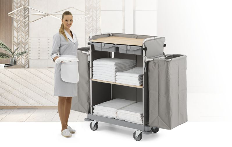 Xe trolley buồng phòng