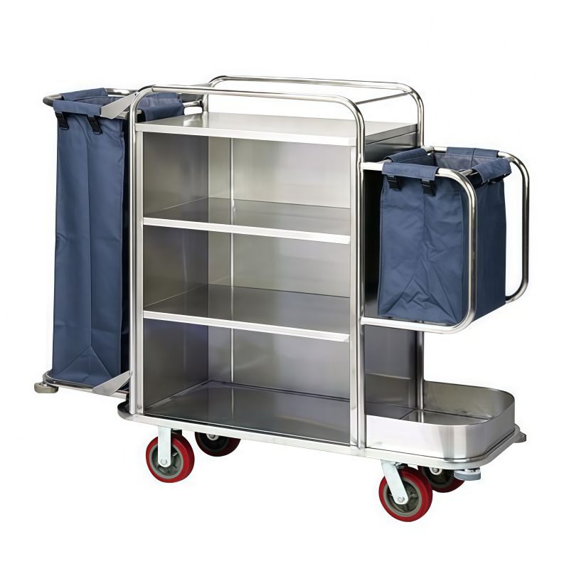 Xe trolley khách sạn cần có thiết kế chắc chắn, bánh xe di chuyển nhẹ nhàng