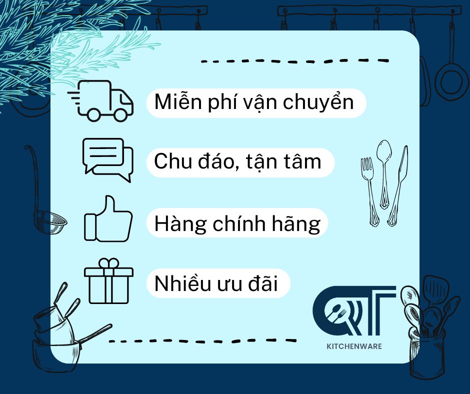 Cam kết từ Dụng cụ bếp QT - Quang Thúy