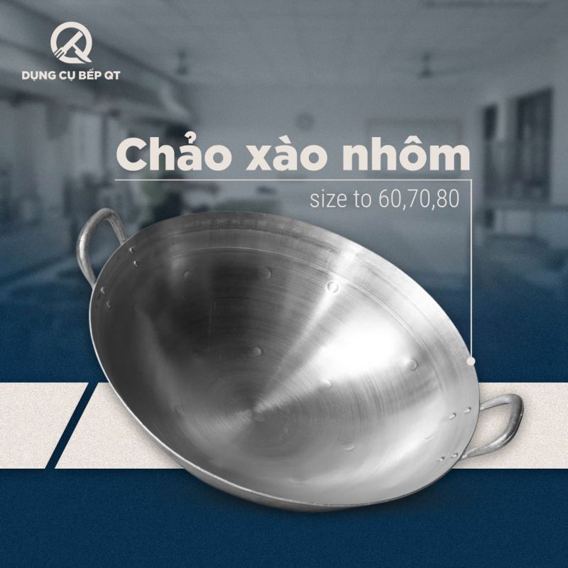 Chảo nhôm sâu lòng được Dụng cụ bếp QT - Quang Thúy lựa chọn phân phối
