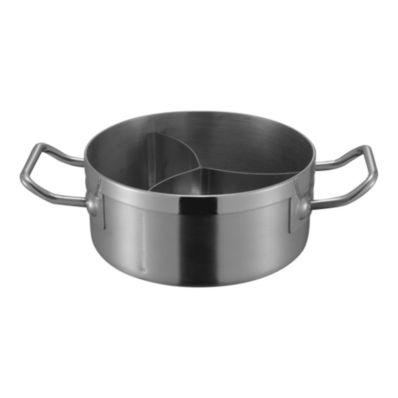 Nồi lẩu inox 3 đáy 3 ngăn EAST được phân phối bởi Dụng cụ bếp QT - Quang Thúy