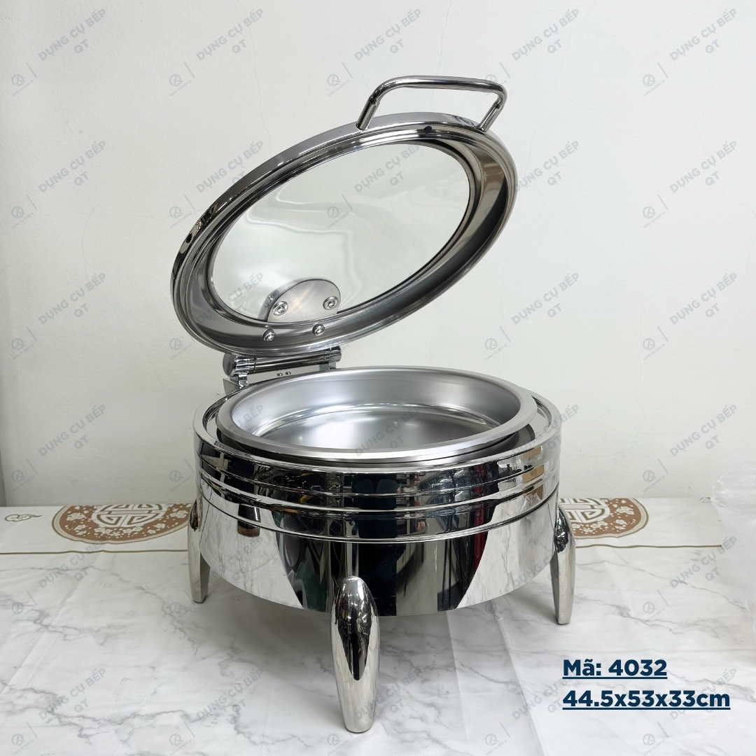 nồi hâm buffet 4032 điện tròn, nồi buffet điện, nồi hâm buffet điện cao cấp, nồi hâm buffet khách sạn