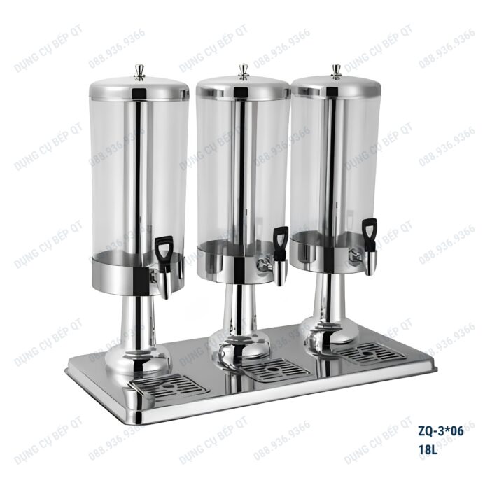 Bình Đựng Nước Trái Cây 3 Ngăn 18L